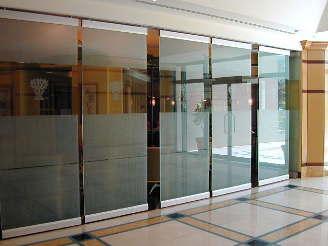 glass sliding doors interior